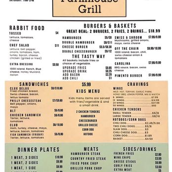 The Farmhouse Grill - Menu - American Near Me - Lexington, South Carolina The Farmhouse Grill - Menu - American Near Me - Lexington, South Carolina