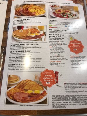 Menu photo 4 Denny's Barstow, CA