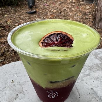 Stagger Coffee - Berry Blood Orange Matcha - Coffee & Tea Near Me - Los Angeles, California Stagger Coffee - Berry Blood Orange Matcha - Coffee & Tea Near Me - Los Angeles, California