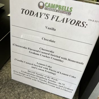 Campbells Frozen Custard - Ice Cream & Frozen Yogurt Near Me - Woodbridge, Virginia Campbells Frozen Custard - Ice Cream & Frozen Yogurt Near Me - Woodbridge, Virginia