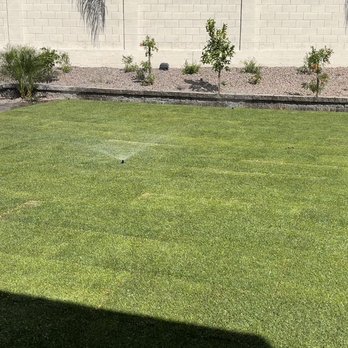 Benny's Landscaping - Sprinkler system modifications, backyard sod area - Landscaping Near Me Benny's Landscaping - Sprinkler system modifications, backyard sod area - Landscaping Near Me