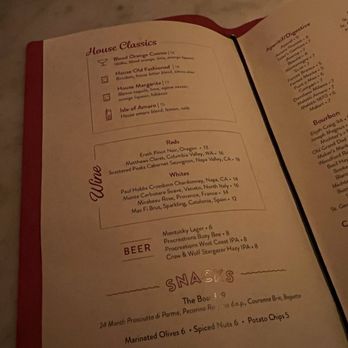 The Red Room - Menu - Cocktail Bars Near Me - Fresno, California