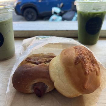 Daily Whisk Matcha - Mushroom pastry and Arabiki Bacon Pastry - Cafes Near Me - Honolulu, Hawaii Daily Whisk Matcha - Mushroom pastry and Arabiki Bacon Pastry - Cafes Near Me - Honolulu, Hawaii