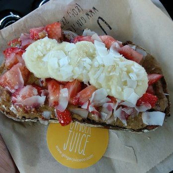 Ginger Juice - Almond Butter Toast - Juice Bars & Smoothies Near Me - Richmond, Virginia