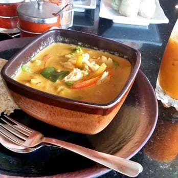 Tomy Thai - Panaeng Curry with brown rice and Thai iced tea. Yummy! - Thai Near Me - Johnson City, Tennessee Tomy Thai - Panaeng Curry with brown rice and Thai iced tea. Yummy! - Thai Near Me - Johnson City, Tennessee