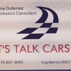 Let's Talk Cars - Providing personalized vehicle selection & negotiating best deal possible on new or pre owned vehicles. Guaranteed! Flat fee.
