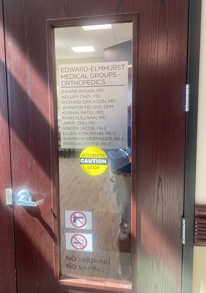 EDWARDELMHURST MEDICAL GROUP ORTHOPEDICS Updated September 2024