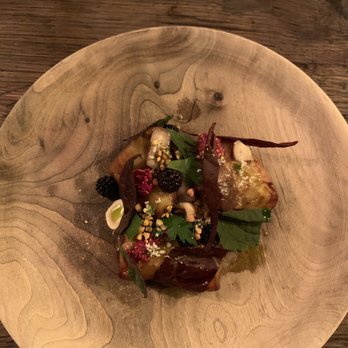 Septime - Eggplant with miso and fresh toppings soooo good - Modern European Near Me - Paris, 75