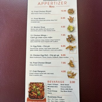 Kobe Authentic Vietnamese Cuisine - Menu - Vietnamese Near Me - Danville, Illinois Kobe Authentic Vietnamese Cuisine - Menu - Vietnamese Near Me - Danville, Illinois