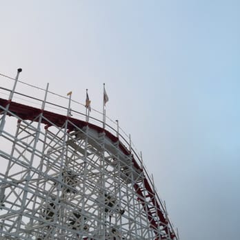 The Giant Dipper - Top of the lift hill - Amusement Parks Near Me - Santa Cruz, California The Giant Dipper - Top of the lift hill - Amusement Parks Near Me - Santa Cruz, California
