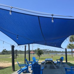 AL Kinsaul Park - Shaded patio area.