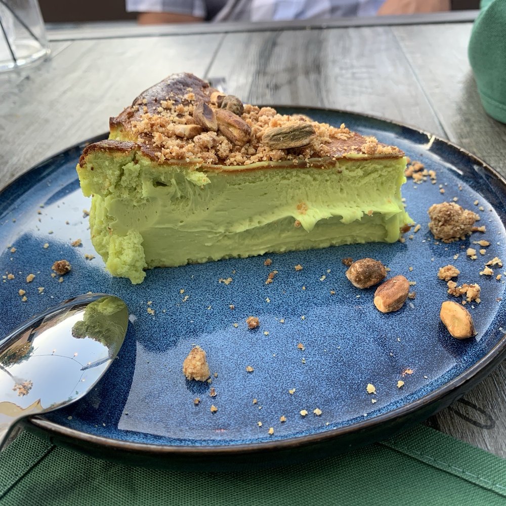 Puerta del Sol - Pistachio cheesecake - Tapas/Small Plates Near Me - San Jose, California Puerta del Sol - Pistachio cheesecake - Tapas/Small Plates Near Me - San Jose, California