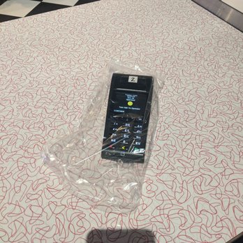 Wimpy's Diner - Terminal was wrapped with a new plastic bag before it was handed to me - Breakfast & Brunch Near Me - Pickering, Ontario