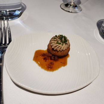 Mizuna - Foie gras mousse amuse - New American Near Me - Denver, Colorado
