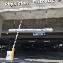 Atrium Health Wake Forest Baptist - Outside the Physician Entrance to the parking garage.