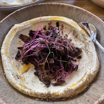 Delbar Middle Eastern - Hummus with lamb - Persian/Iranian Near Me - Atlanta, Georgia Delbar Middle Eastern - Hummus with lamb - Persian/Iranian Near Me - Atlanta, Georgia