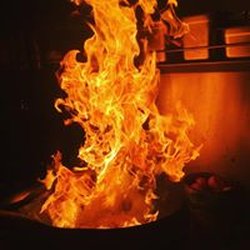 Real Thai Cafe Grovedale - Wok cooking with fire