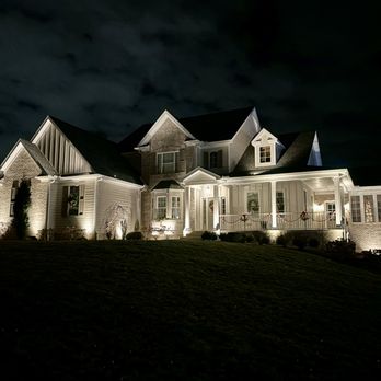 Nikola Landscape Lighting - Outdoor uplighting on home - Lighting Fixtures & Equipment Near Me Nikola Landscape Lighting - Outdoor uplighting on home - Lighting Fixtures & Equipment Near Me