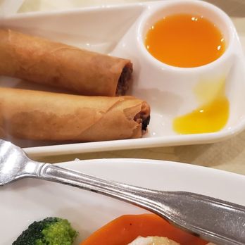 Sze Chuan Restaurant - Egg rolls look at the size next to the fork - Szechuan Near Me - West Allis, Wisconsin Sze Chuan Restaurant - Egg rolls look at the size next to the fork - Szechuan Near Me - West Allis, Wisconsin