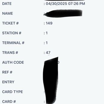 Prime Nail Bar - Receipt price WITH dip removal charge  not typically charged for this - Nail Salons Near Me - Round Rock, Texas