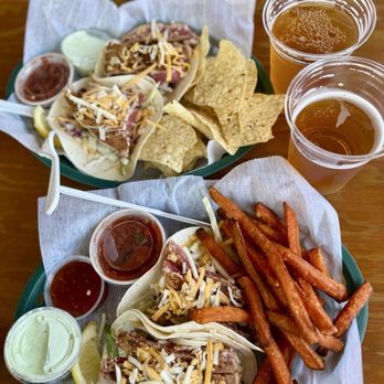 High Tides At Snack Jack - Ahi Tuna Tacos. Amazing! - Seafood Near Me - Flagler Beach, Florida High Tides At Snack Jack - Ahi Tuna Tacos. Amazing! - Seafood Near Me - Flagler Beach, Florida
