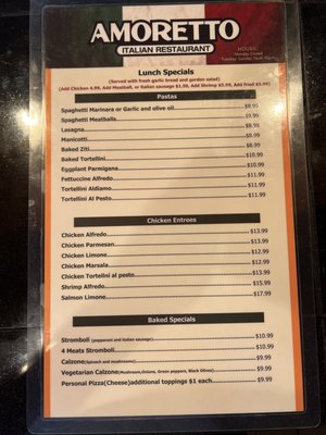 Amoretto Italian Restaurant by null