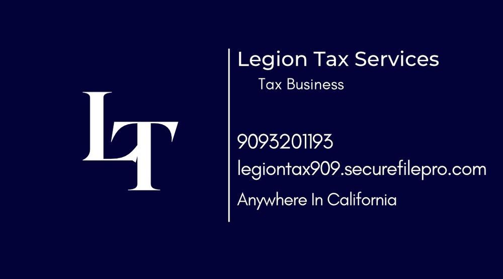 LEGION BUSINESS AND TAX Fontana, California Tax Services