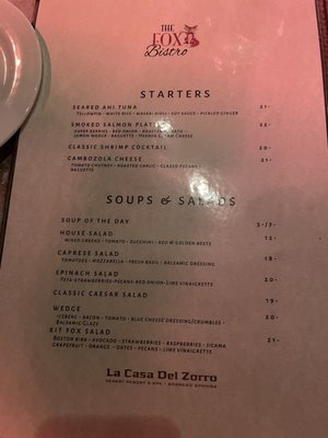 Menu photo 5 The Fox Den Bar Borrego Springs, CA Menu photo 5 The Fox Den Bar Borrego Springs, CA