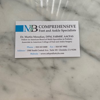 MB Comprehensive Foot & Ankle Specialists - Podiatrists Near Me - Glendale, California MB Comprehensive Foot & Ankle Specialists - Podiatrists Near Me - Glendale, California