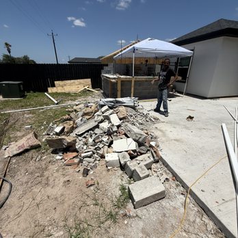 Jimenez Carpentry - A before photo of concrete being removed off customers property - Carpenters Near Me - Mission, Texas Jimenez Carpentry - A before photo of concrete being removed off customers property - Carpenters Near Me - Mission, Texas