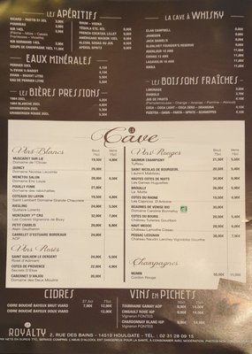 Menu photo 1 Le Royalty Houlgate, 14