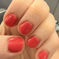 Tre Nail Spa - Builder Gel manicure on natural short nails