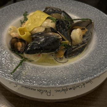 Cullens at the Cottage - Seafood pasta pappardelle - Irish Near Me - Cong, Missouri