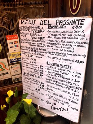 Menu photo 1 Osteria De Dada' Spello, PG Menu photo 1 Osteria De Dada' Spello, PG