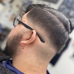 Tried and True Barbershop - One of the owners, Maci's haircut