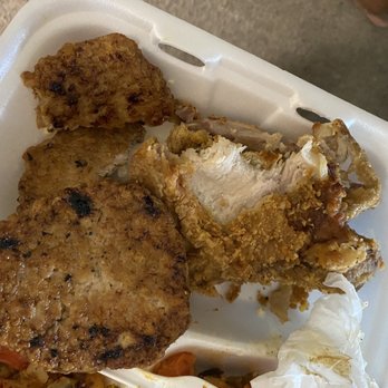 The Serving Spoon - Pork chops and chicken sausage - Breakfast & Brunch Near Me - Inglewood, California The Serving Spoon - Pork chops and chicken sausage - Breakfast & Brunch Near Me - Inglewood, California
