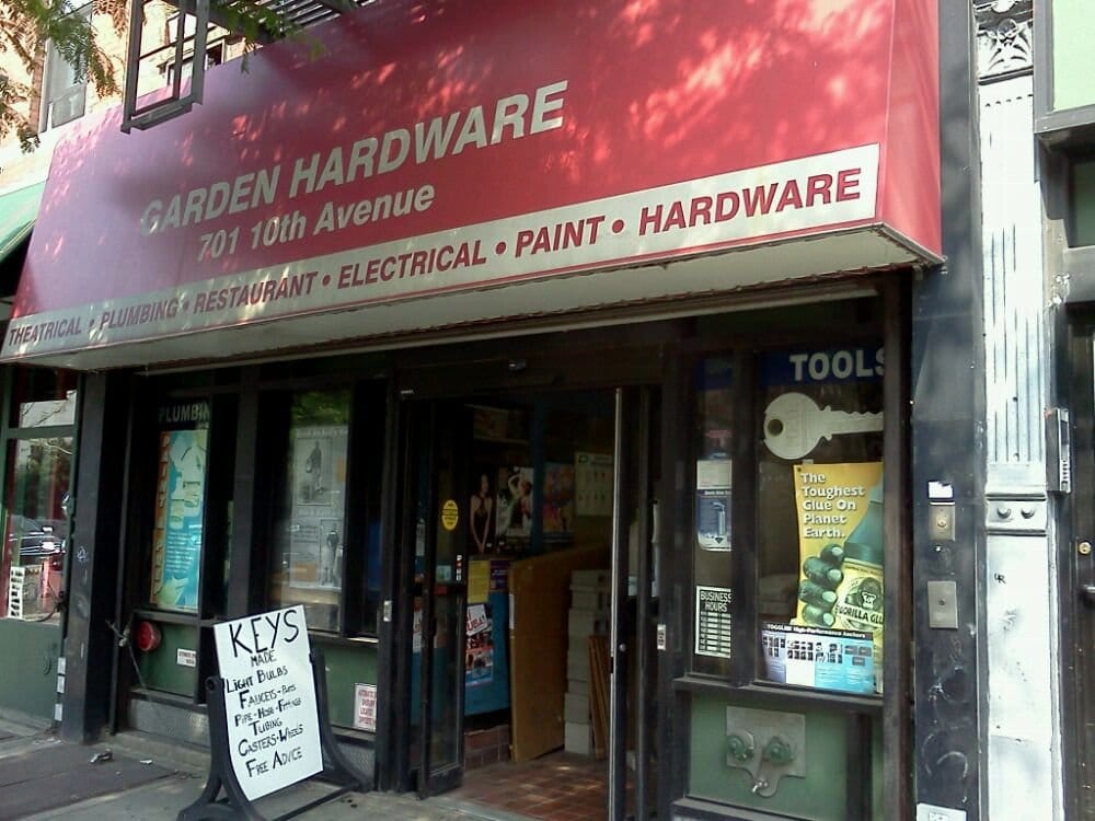 GARDEN HARDWARE & SUPL COMPANY Updated August 2024 701 10th Ave