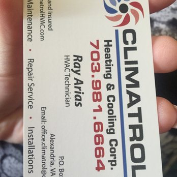 Climatrol Heating & Cooling - Heating & Air Conditioning/HVAC Near Me - Alexandria, Virginia Climatrol Heating & Cooling - Heating & Air Conditioning/HVAC Near Me - Alexandria, Virginia