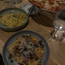 KAVO Italian Eatery - Butternut squash ravioli, carbonara, pizza