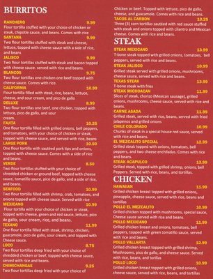 Menu photo 1 El Mezcalito Mexican Restaurant Nevada, IA Menu photo 1 El Mezcalito Mexican Restaurant Nevada, IA