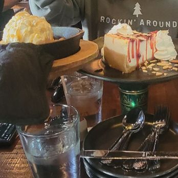 Whiskey 'N Rye Smokehouse - Strawberry Cheesecake and chocolate chip cookie skillet with ice cream! Cheers! - Barbeque Near Me - Solvang, California Whiskey 'N Rye Smokehouse - Strawberry Cheesecake and chocolate chip cookie skillet with ice cream! Cheers! - Barbeque Near Me - Solvang, California
