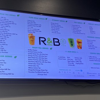 R&B Tea - Pearland - Menu - Coffee & Tea Near Me - Pearland, Texas R&B Tea - Pearland - Menu - Coffee & Tea Near Me - Pearland, Texas