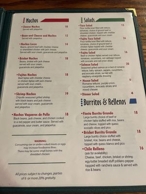 Menu photo 4 Tio Carlos Irving, TX
