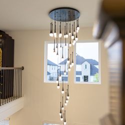 AShah Designs - #Chandelier #entryway #Ashahdesigns #Topview #InteriorDesigner #Houston #htx #cypress