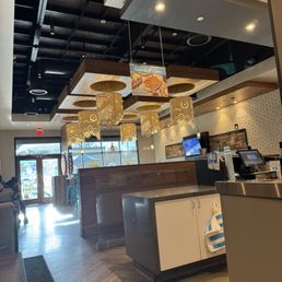 Inside the Luna Grill dining room