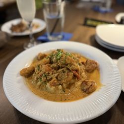 The Society Restaurant and Lounge - Seafood and Grits