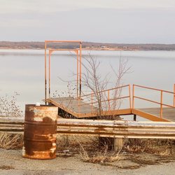 Lake Nocona - Lake Nocona boat ramp...