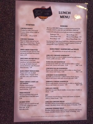 Menu photo 8 Bank Street Grill Decatur, AL Menu photo 8 Bank Street Grill Decatur, AL