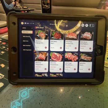 KPOT Korean BBQ & Hot Pot - We ordered on the ipad! It was pretty easy - Korean Near Me - Lafayette, Indiana KPOT Korean BBQ & Hot Pot - We ordered on the ipad! It was pretty easy - Korean Near Me - Lafayette, Indiana