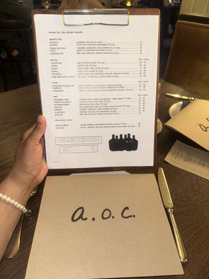 Menu photo 2 AOC Los Angeles, CA